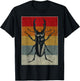 Retro Bug Insect T Shirt - Cool Vintage Style Gift T-Shirt - T-Shirt | Black