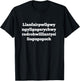 Llanfairpwllgwyngyllgogerychwyrndrobwllllantysiliogogogoch T-Shirt - T-Shirt | Black