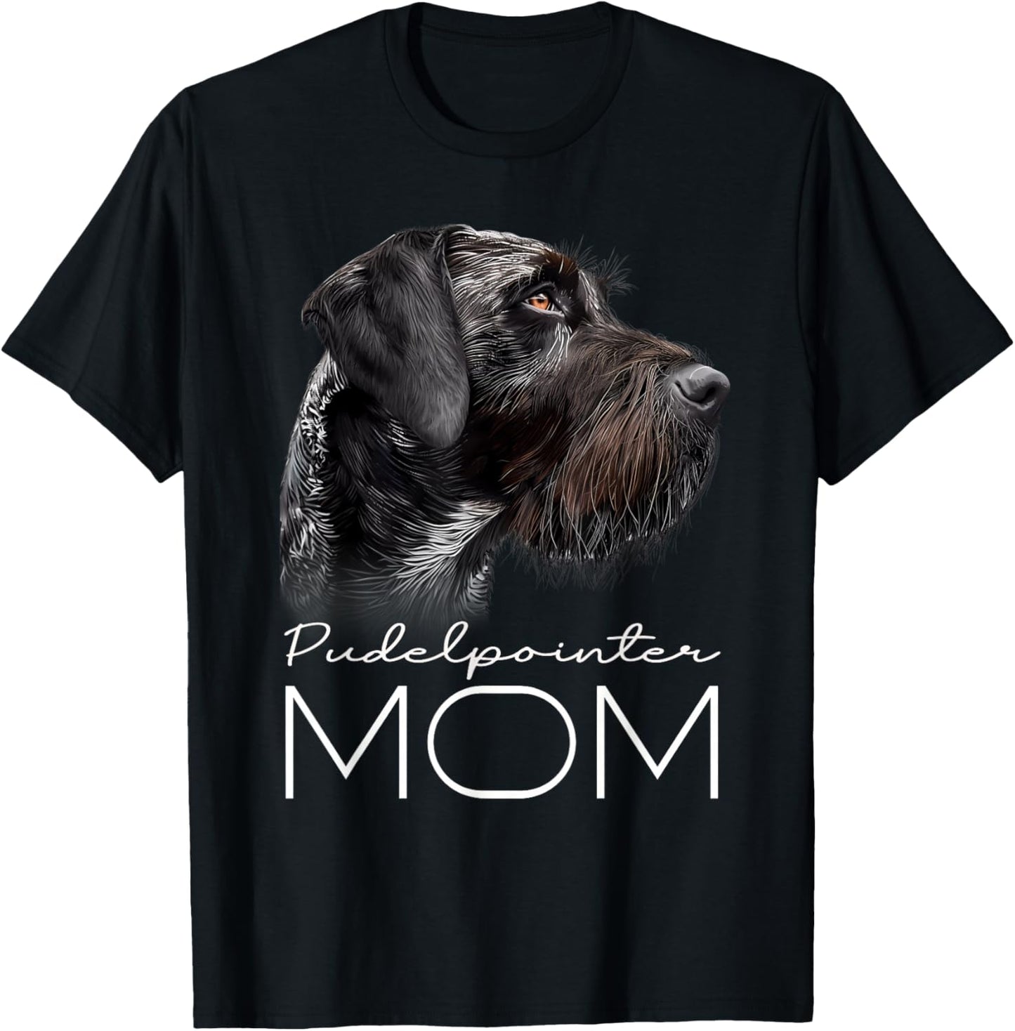 Pudelpointer Dog Mom Women T-Shirt - T-Shirt | Black