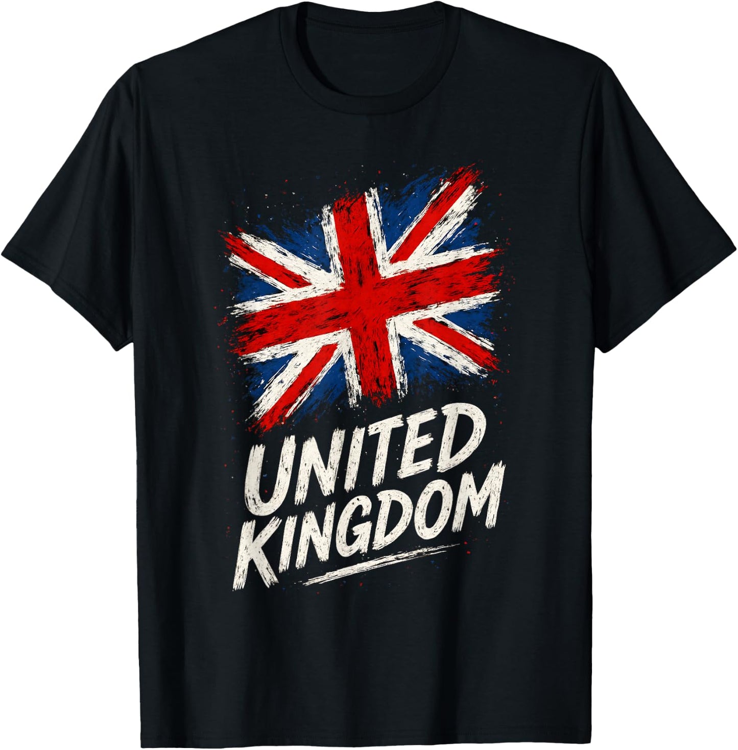 United Kingdom UK Flag T-Shirt - T-Shirt | Black