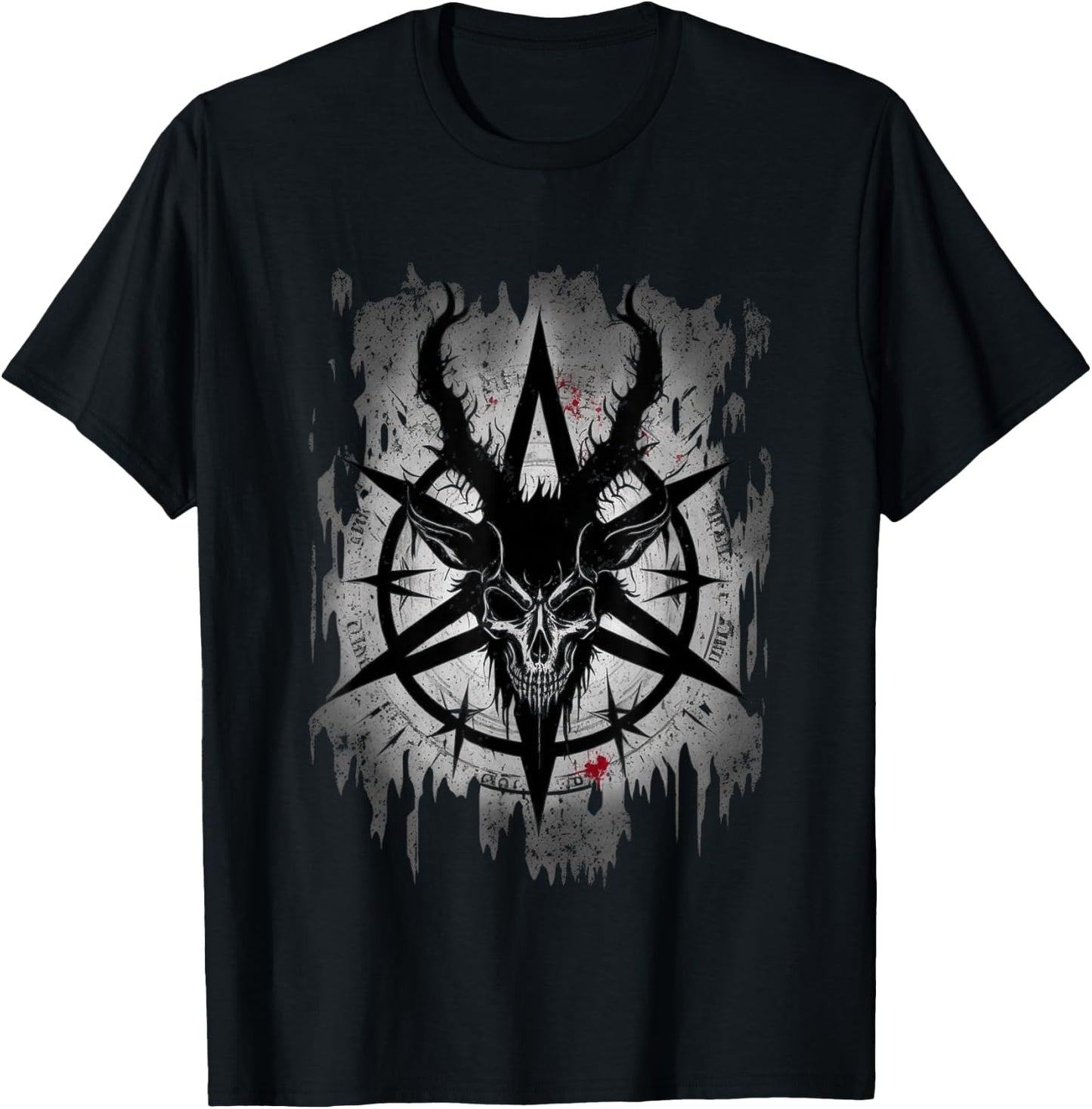 gothic aesthetic Occult Unholy grunge Emo Punk Satanic T-Shirt - T-Shirt | Black