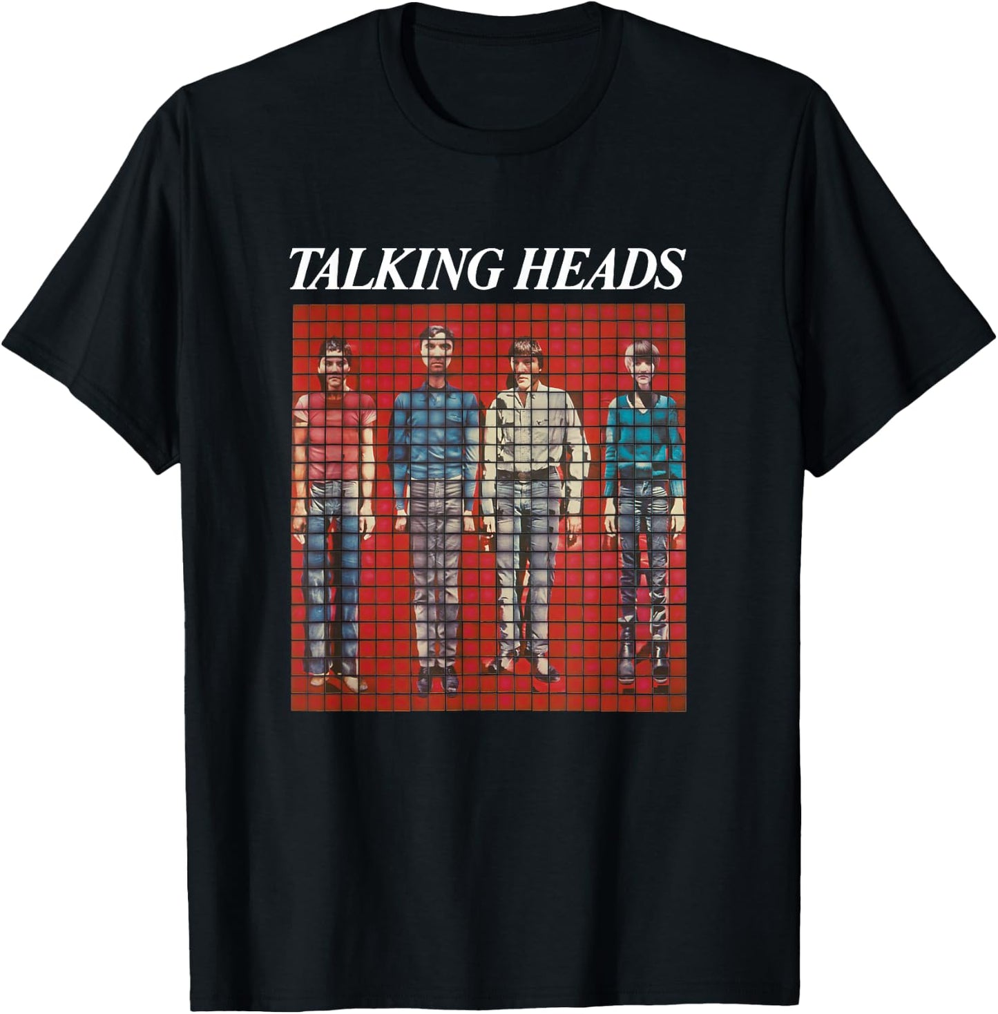 Talking Heads Pixel Portrait T-Shirt - T-Shirt | Black