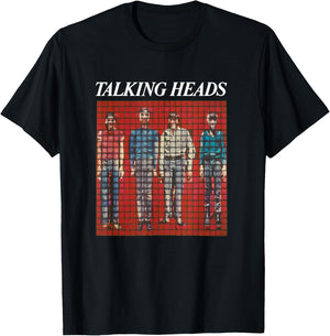 Talking Heads Pixel Portrait T-Shirt - T-Shirt | Black