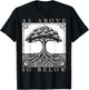 Wie oben, so unten, Baum des Lebens, Sonne, Mond, mystisches Gothic-Tarot T-Shirt - T-Shirt | Black