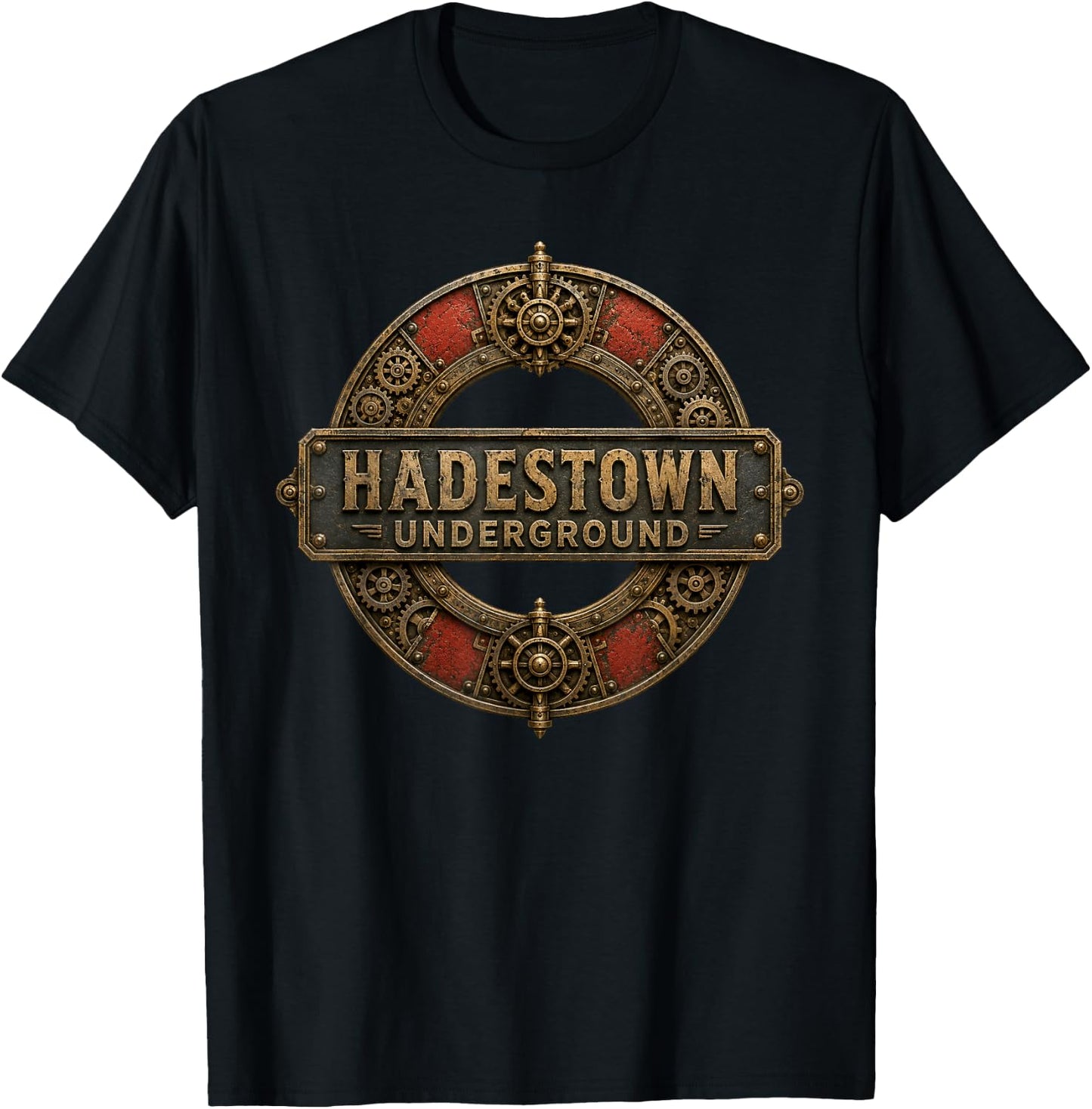 Retro Hadestown Underground Inspired Logo Men Women T-Shirt - T-Shirt | Black