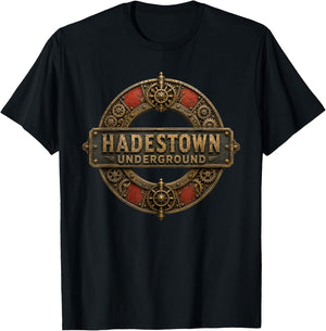 Retro Hadestown Underground Inspired Logo Men Women T-Shirt - T-Shirt | Black