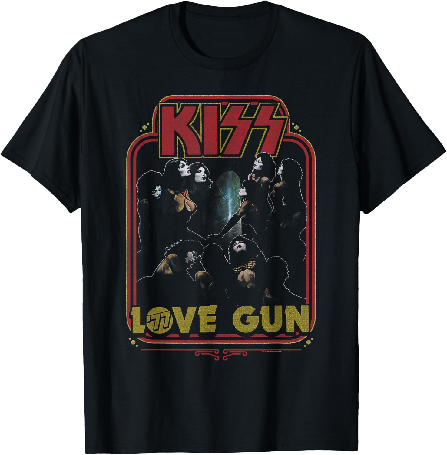 KISS - Love Gun Harem T-Shirt - T-Shirt | Black