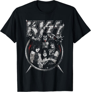 KISS - Heavy Metal Portrait T-Shirt - T-Shirt | Black