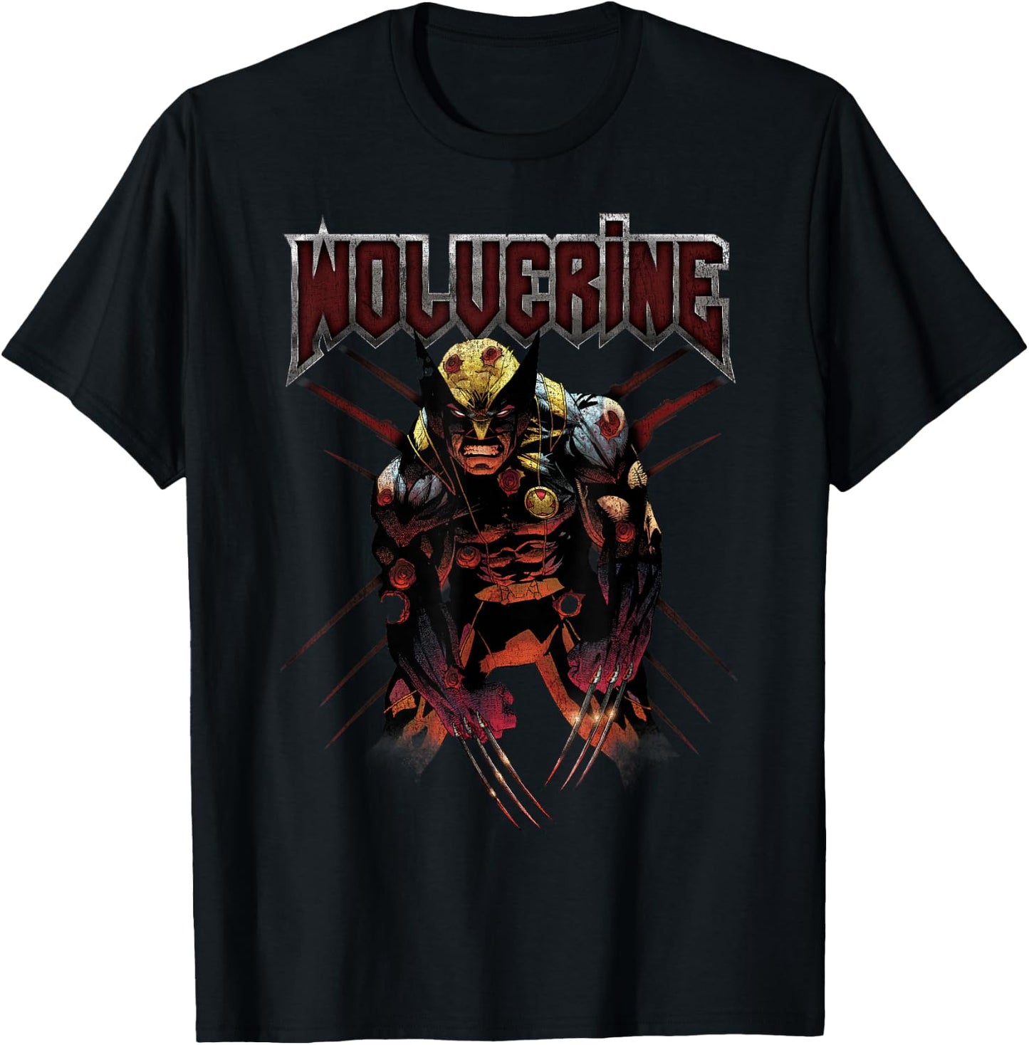 Marvel X-Men Wolverine Epic Regenerative Rock T-Shirt - T-Shirt | Black
