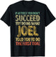 If At First You Don't Succeed Try Doing What Joel T-Shirt - T-Shirt | Black
