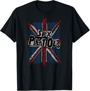 Sex Pistols Anarchy Flag Rock Music Band , black T-Shirt - T-Shirt | Black