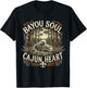 Bayou Heart Cajun Soul T-Shirt - T-Shirt | Black
