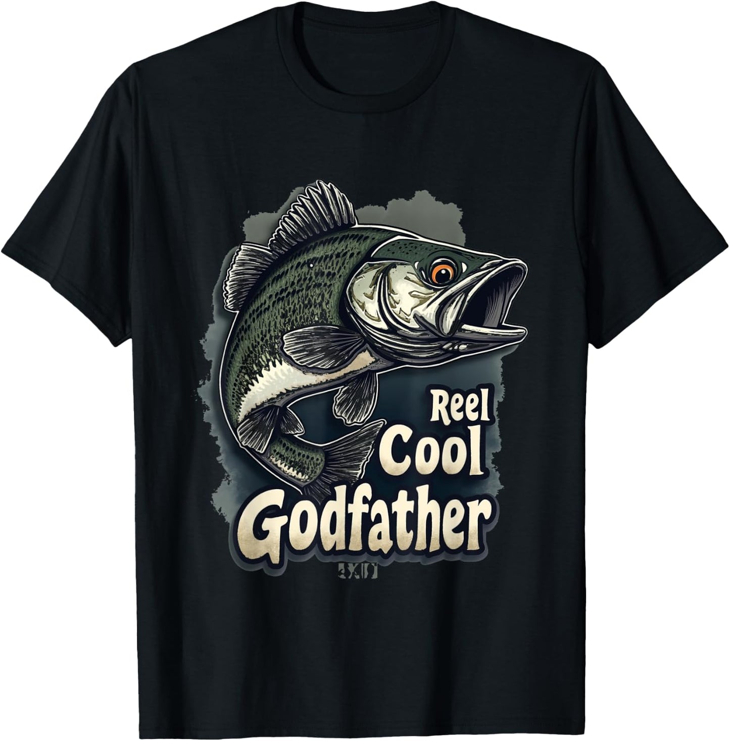 Reel Cool Godfather Fishing Godfather T-Shirt - T-Shirt | Black