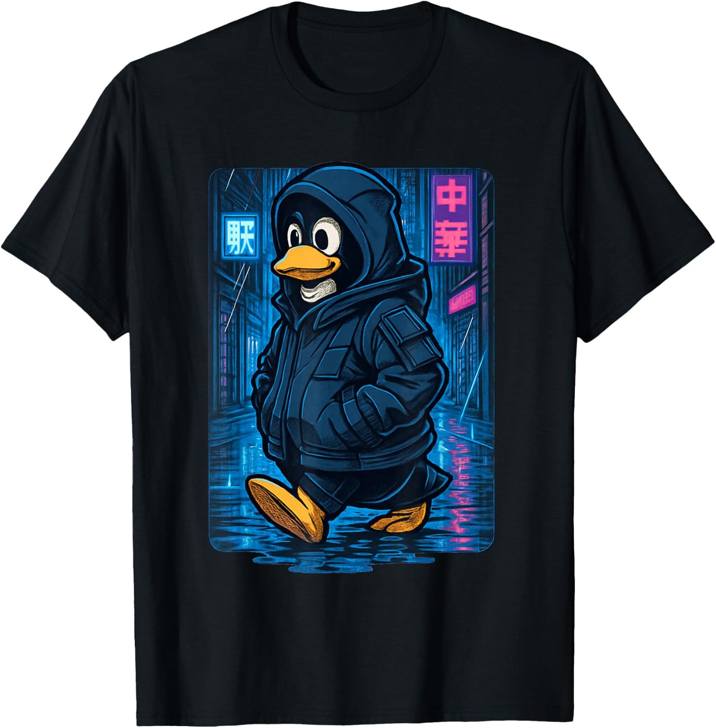 Linux Penguin Tux for Software Developers T-Shirt - T-Shirt | Black