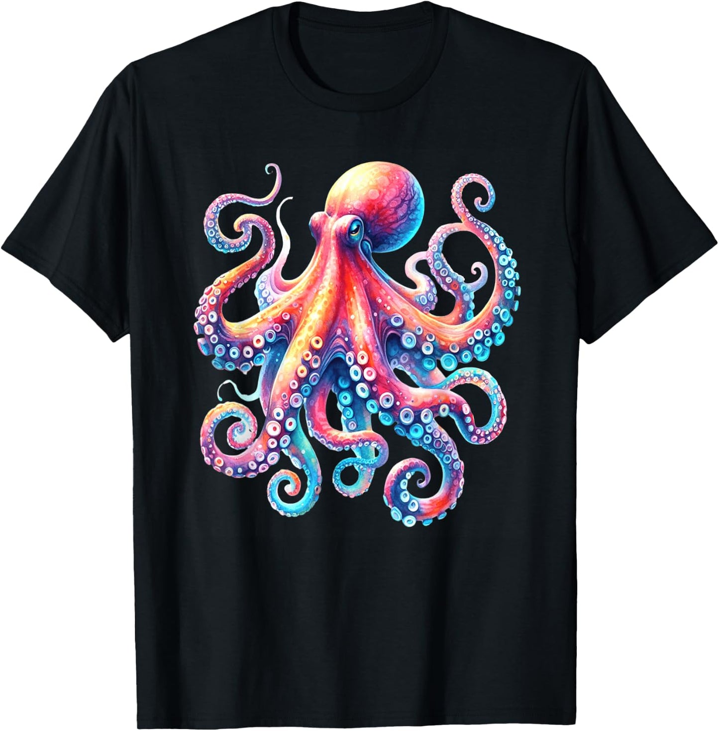 Octopus T-Shirt - T-Shirt | Black