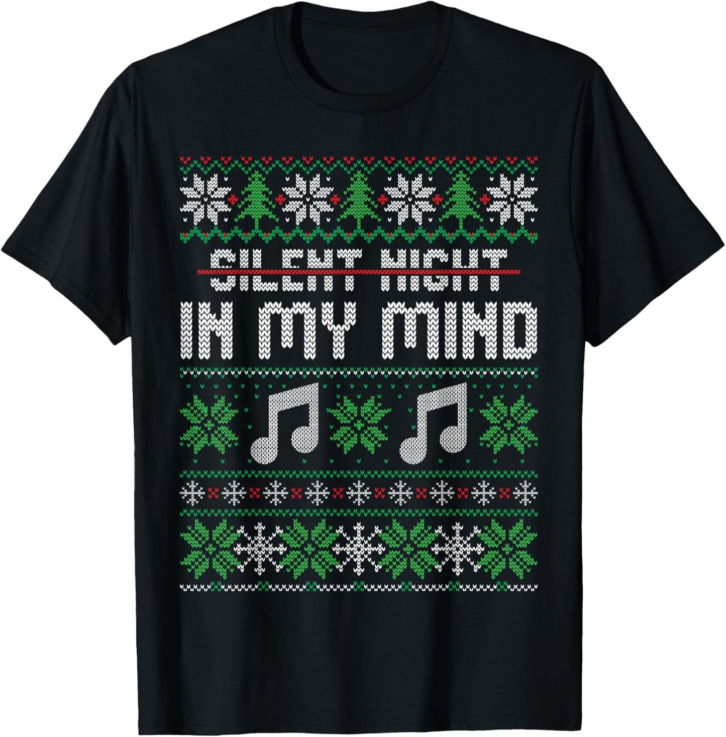 In My Mind Christmas T-Shirt - T-Shirt | Black
