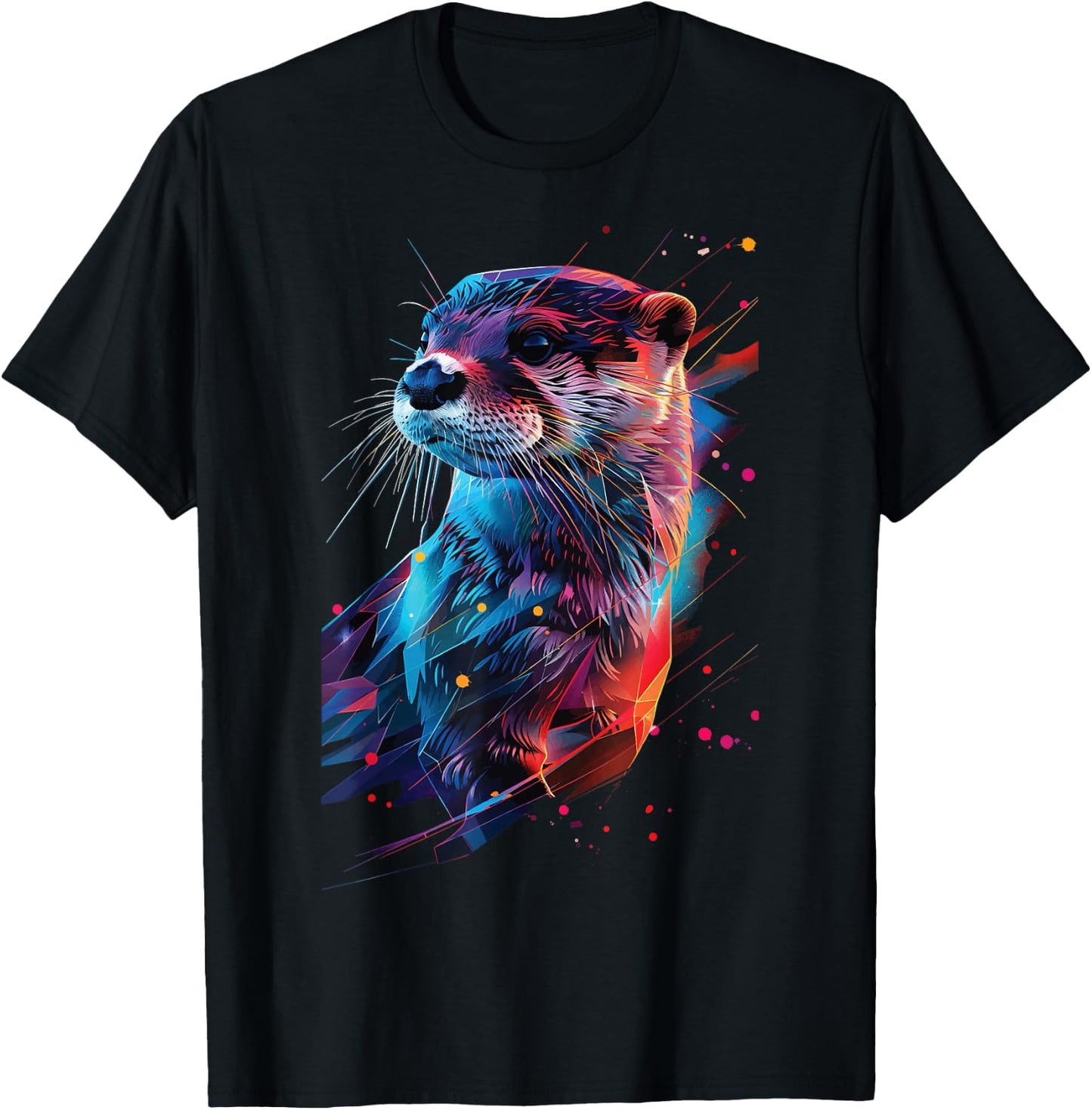 Otter , black T-Shirt - T-Shirt | Black