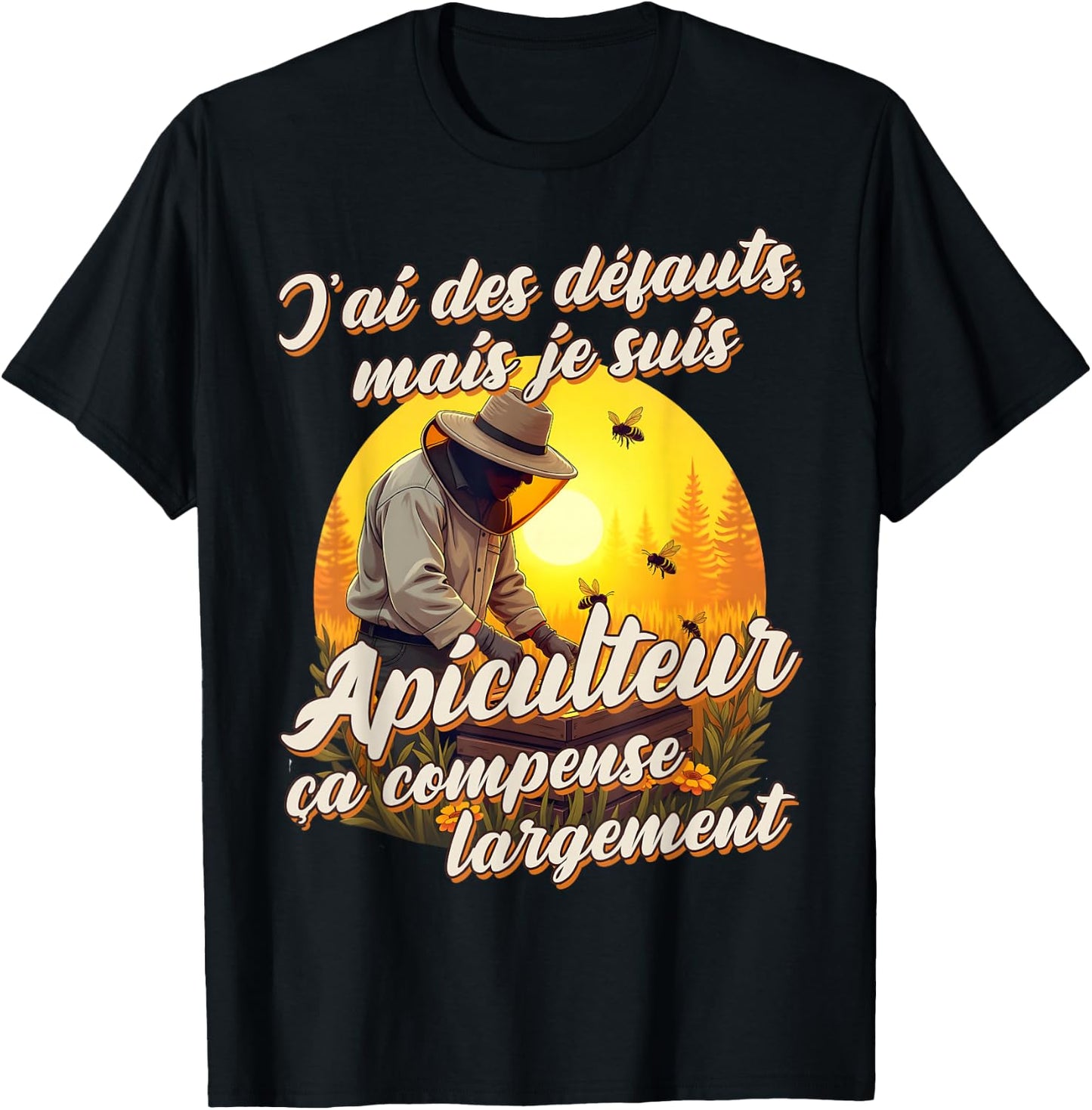 I'm Beekeeper Funny Gift Original Bees , Black, S T-Shirt - T-Shirt | Black