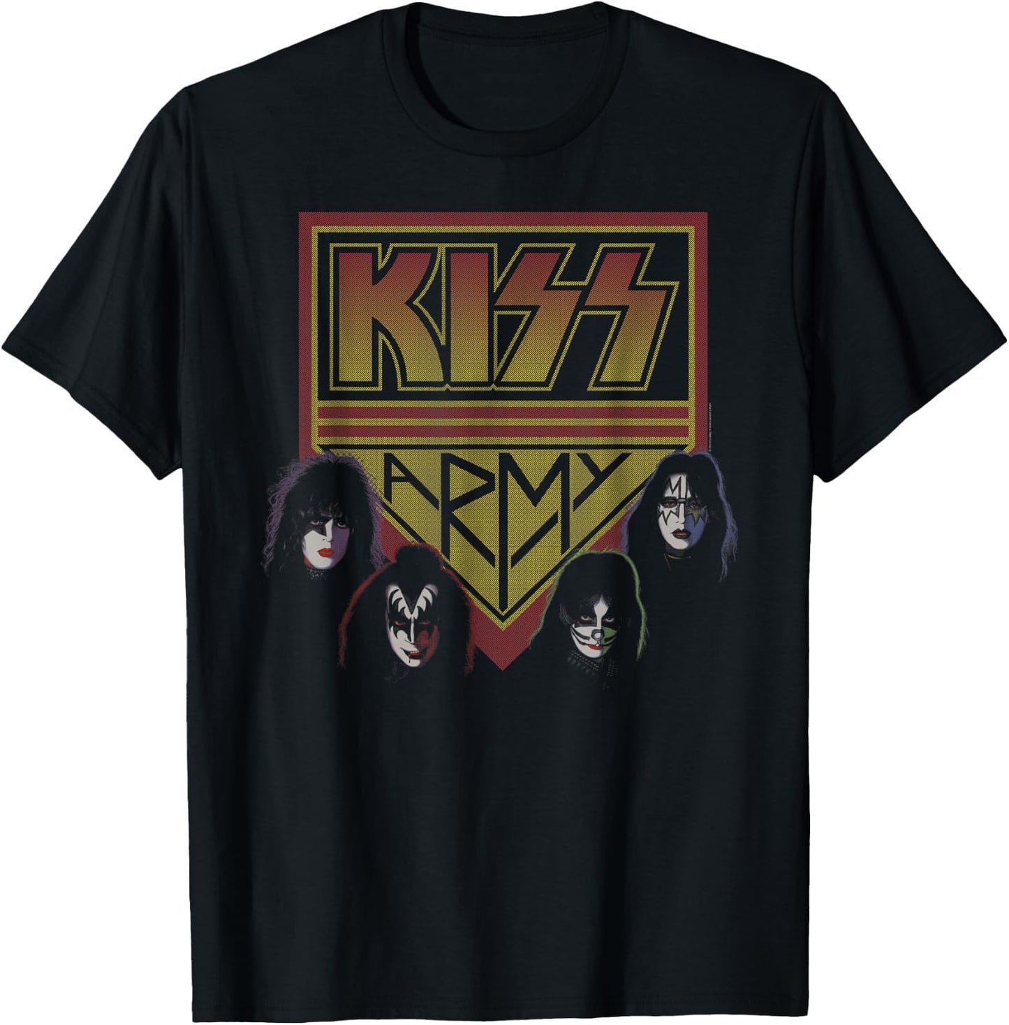 KISS - KISS Army Portrait T-Shirt - T-Shirt | Black