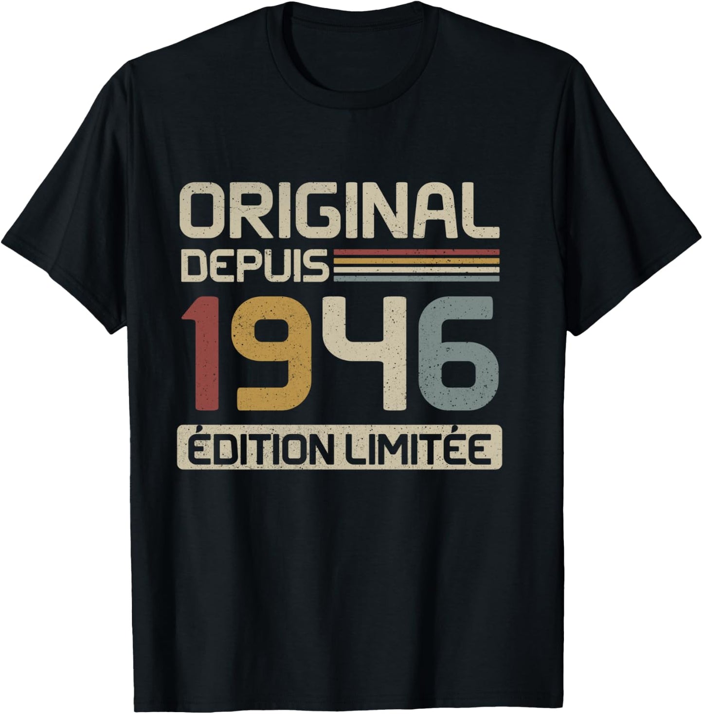 Original 1946 Birthday Gift 79 Years Old anniv 79 years T-Shirt - T-Shirt | Black