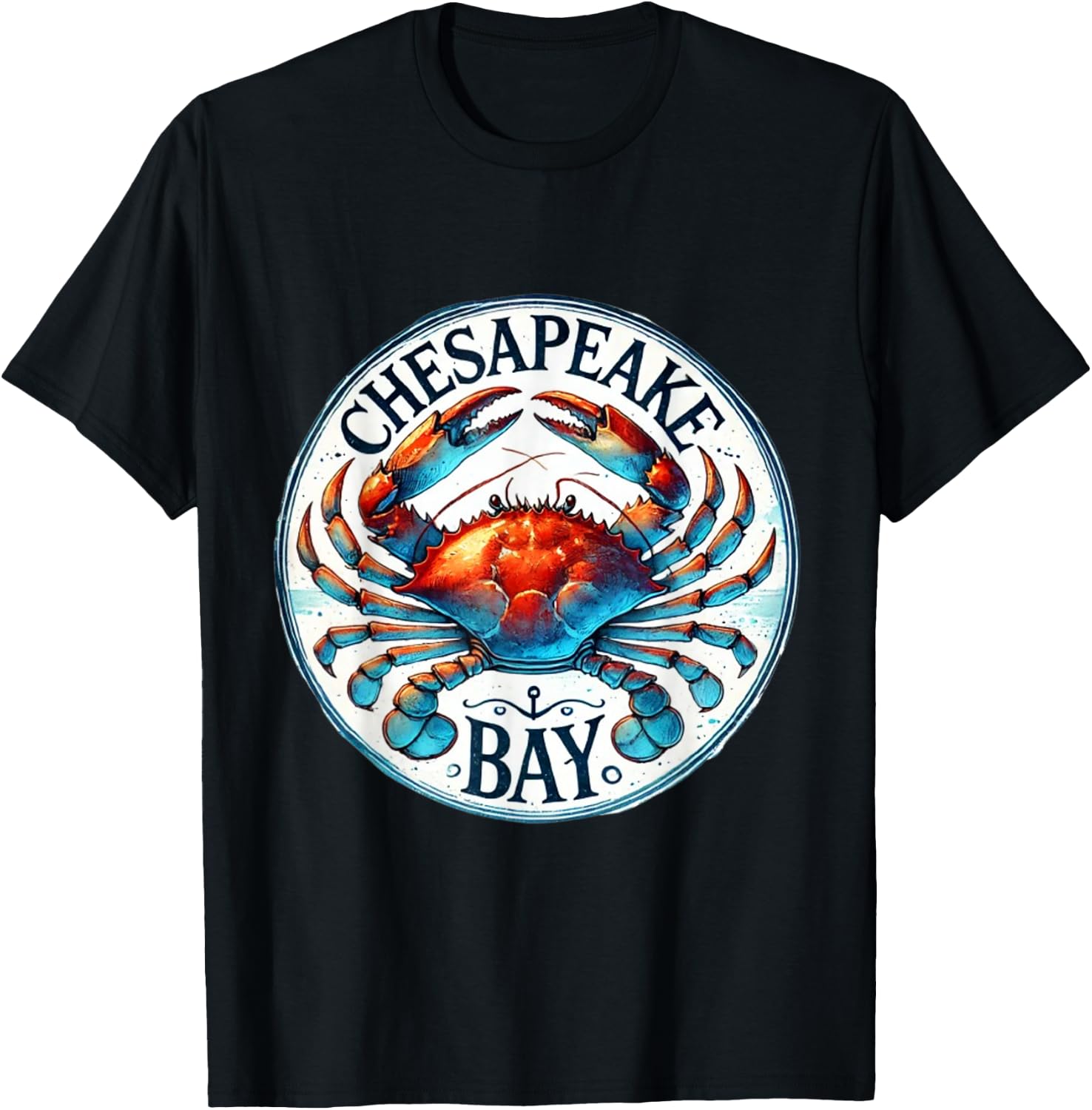 Chesapeake Bay Crab T-Shirt - T-Shirt | Black