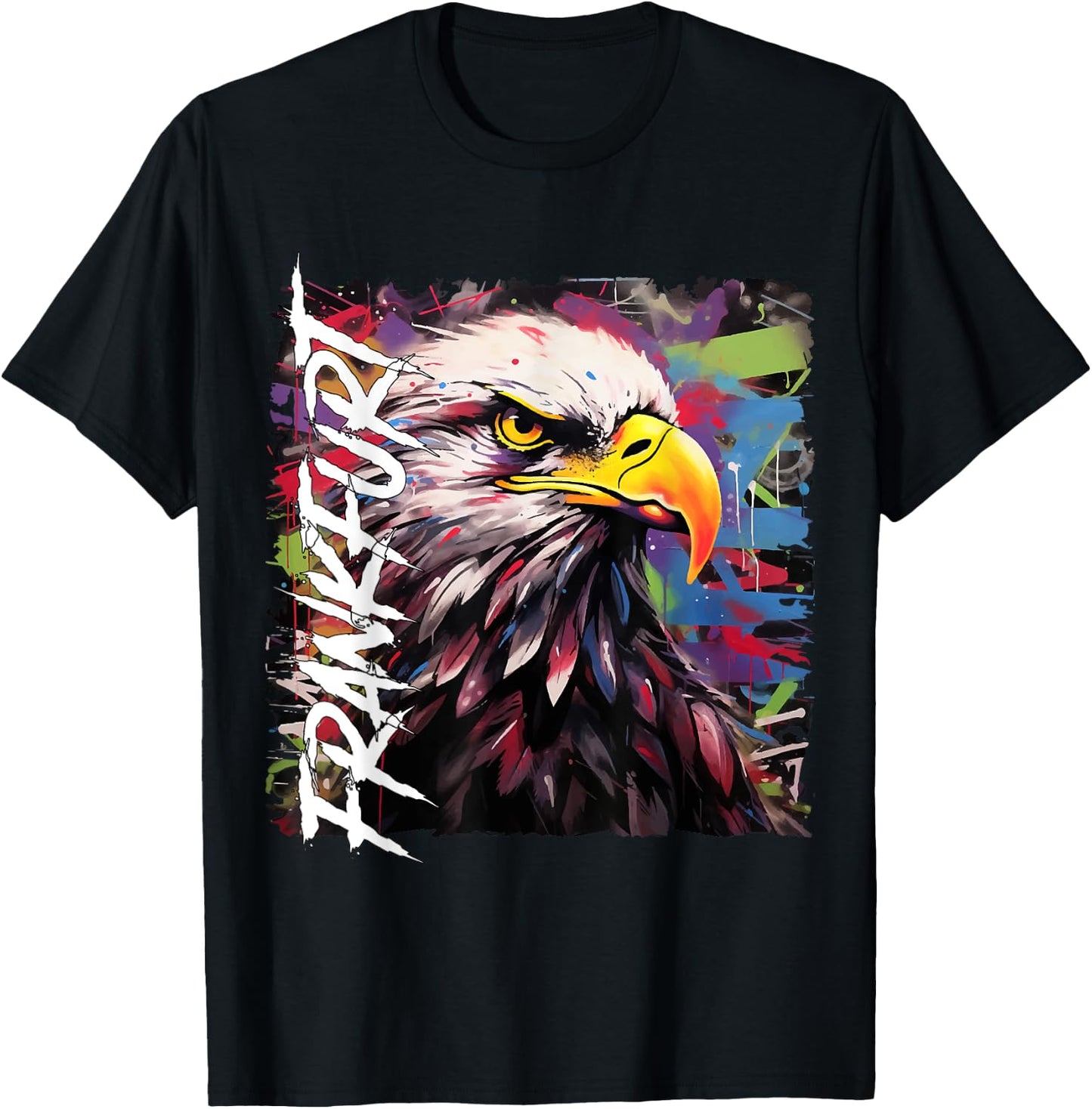 Hessen Frankfurt Frankfurt FFM Frankfurt , black T-Shirt - T-Shirt | Black