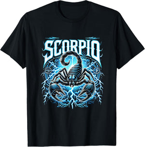 Scorpio Heavy Metal Zodiac T-Shirt - T-Shirt | Black
