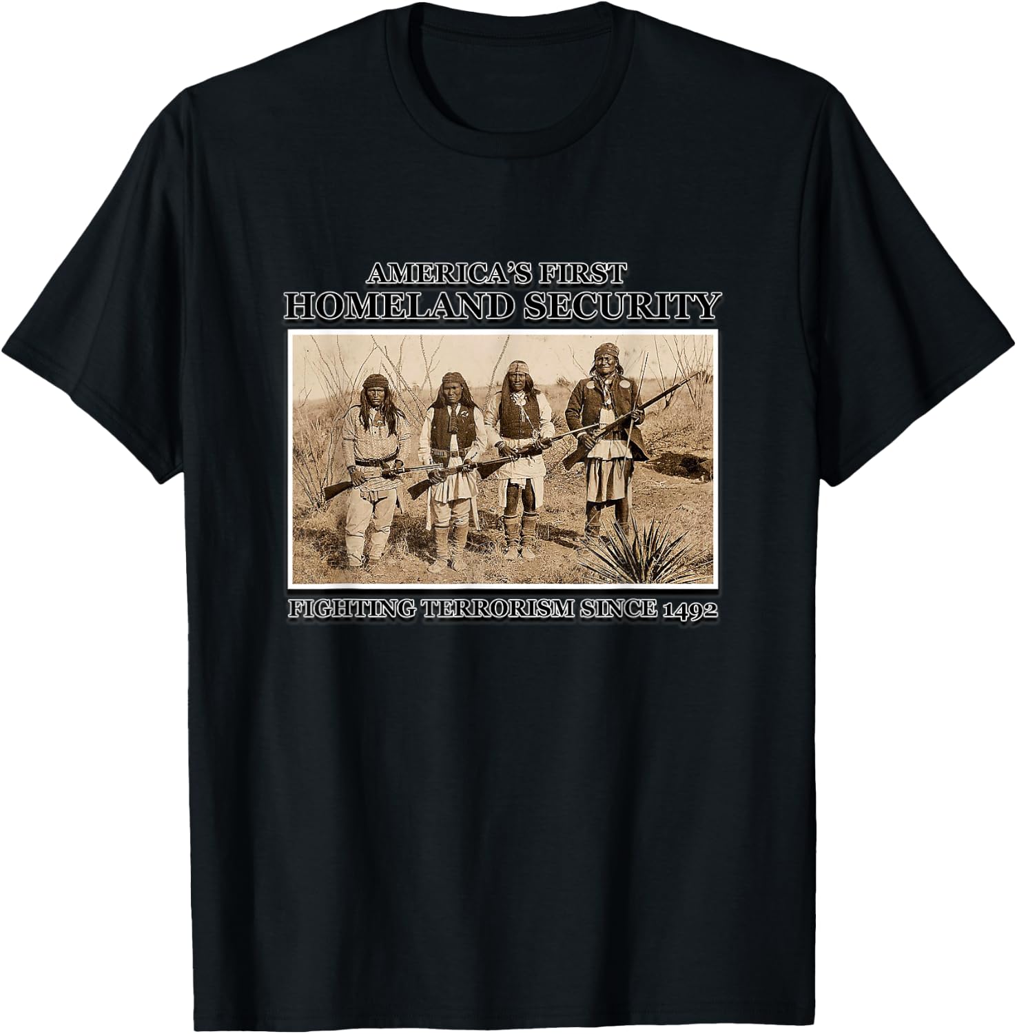 America's First Homeland Security T-Shirt - T-Shirt | Black
