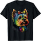 Cute Yorkshire Terrier Dog on Yorkshire Terrier Lover Women Kids T-Shirt - T-Shirt | Black