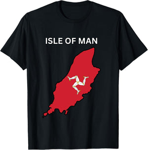 Isle of Man Design, Black, S T-Shirt - T-Shirt | Black