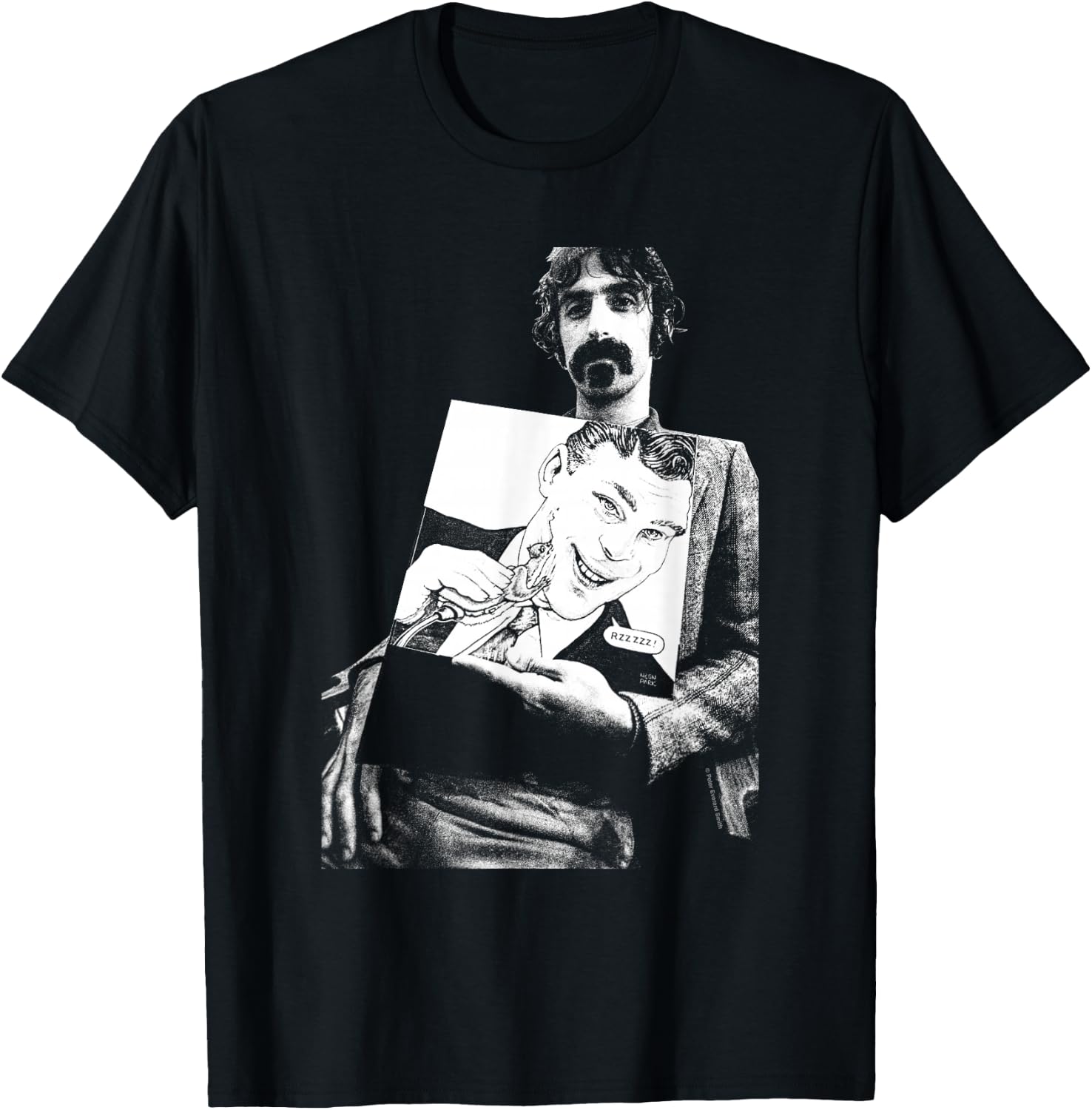 Frank Zappa Weasels Ripped My Flesh Record by Everard Smith T-Shirt - T-Shirt | Black
