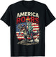 Statue of Liberty American Dinosaur Funny 4th of July Boys T-Shirt - T-Shirt | Black