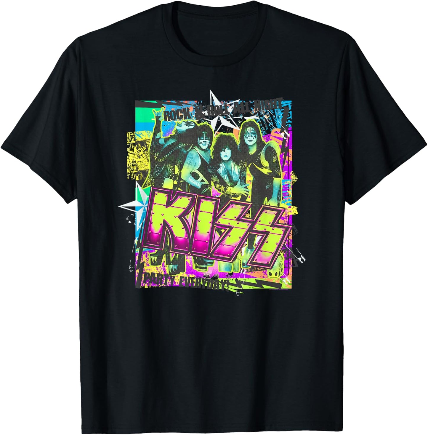 KISS - Everyday Party T-Shirt - T-Shirt | Black