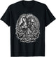 Virgen De Guadalupe Aztec Princess Mexico Azteca Mayan T-Shirt - T-Shirt | Black