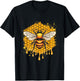 Bee Lover Insect Lover Hobbyist Artwork T-Shirt - T-Shirt | Black