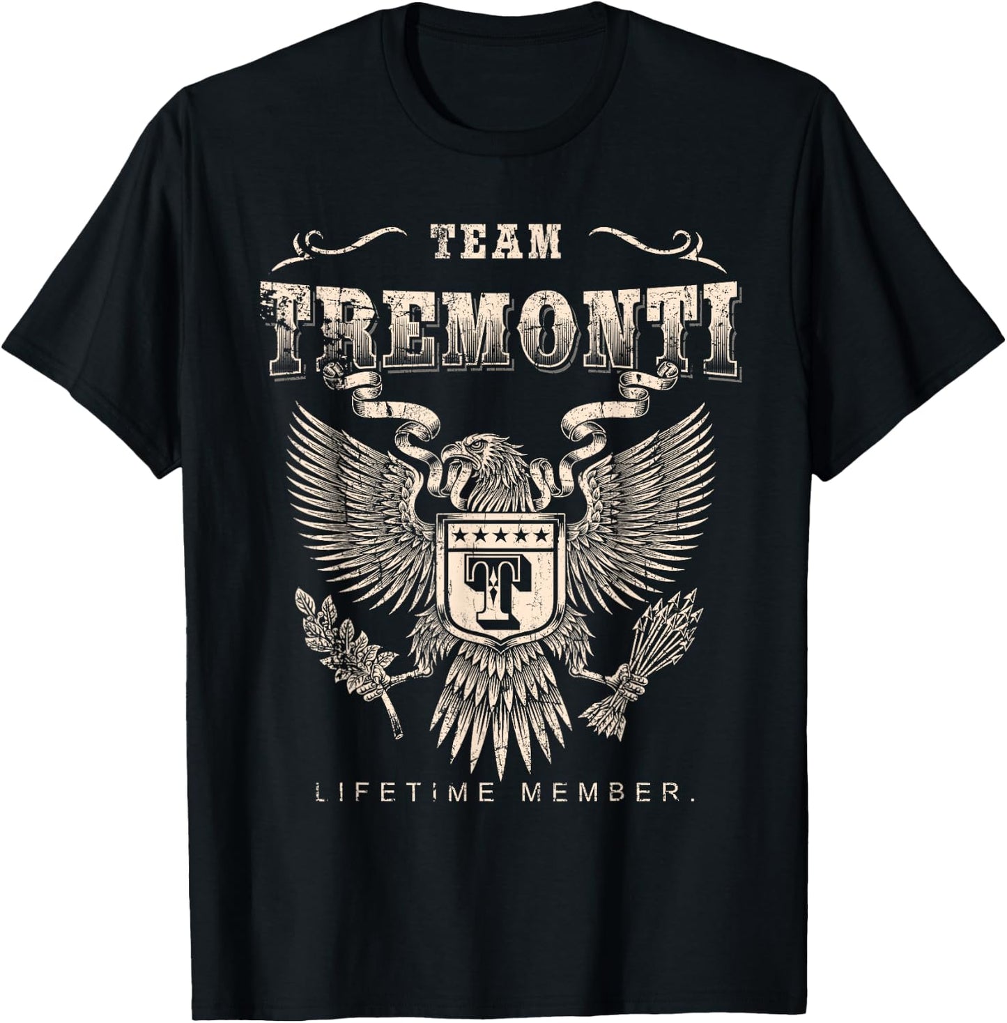 Lifetime member of the Tremonti team - Name Tremonti , Black, S T-Shirt - T-Shirt | Black