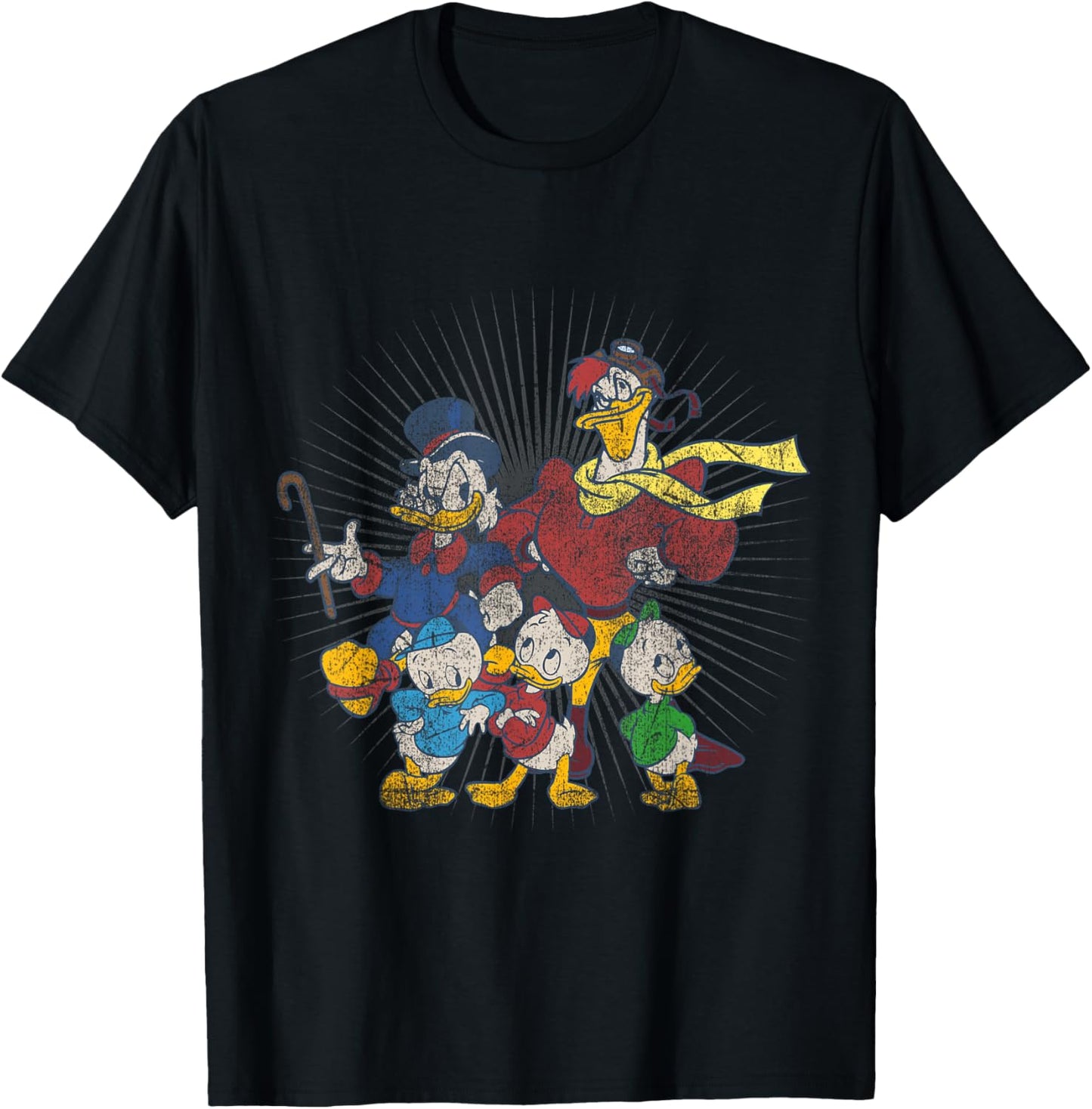 Disney - Ducktales Group T-Shirt - T-Shirt | Black
