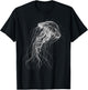 Jellyfish Animal Illustration Jellyfish , black T-Shirt - T-Shirt | Black