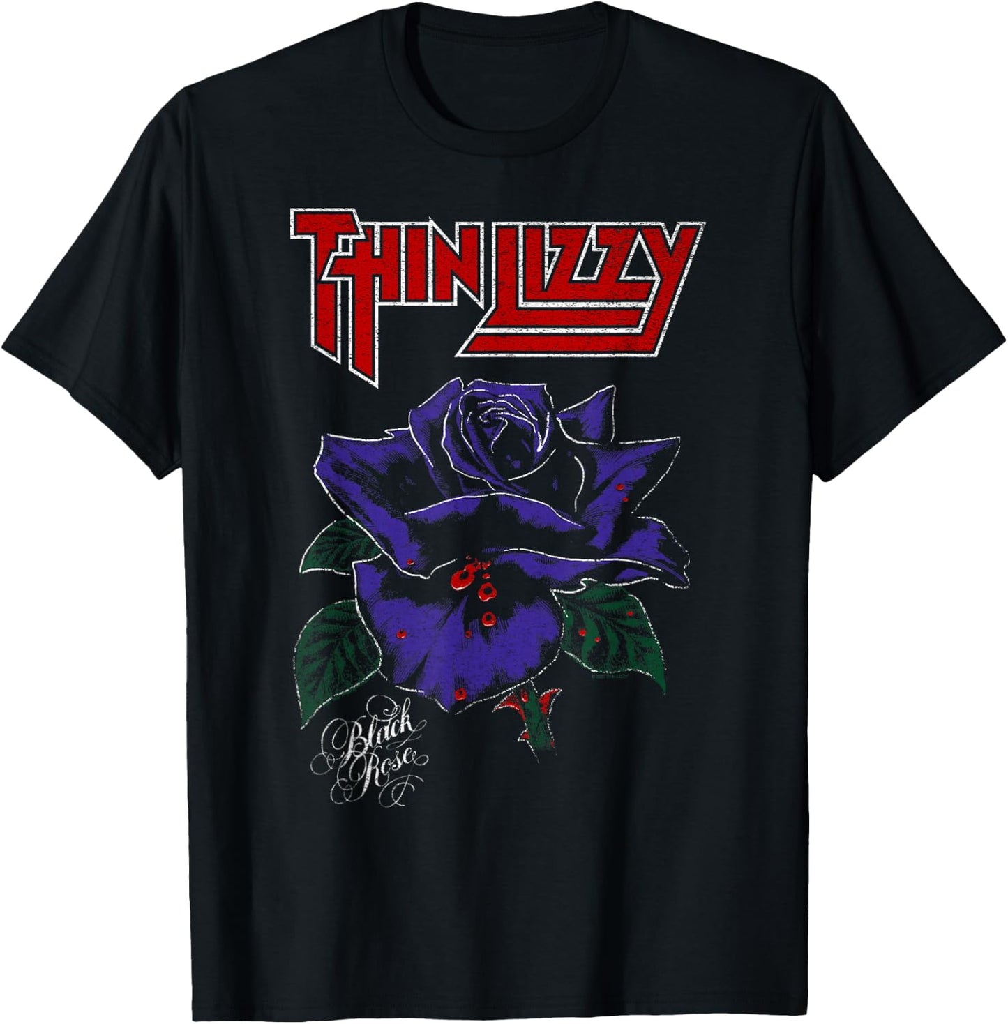 Thin Lizzy - Black Rose Color , black T-Shirt - T-Shirt | Black