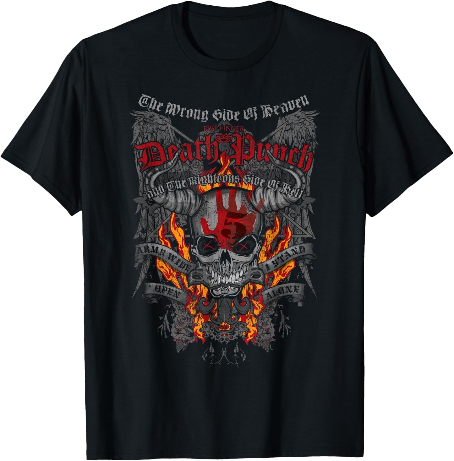 5FDP Wrong Side T-Shirt - T-Shirt | Black