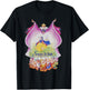 Disney Snow White Group Shot Evil Queen Cape Fill T-Shirt - T-Shirt | Black
