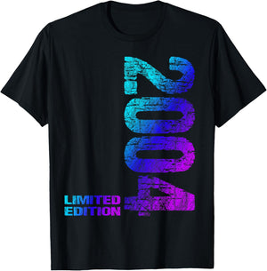 19th Birthday 2004 Limited Edition Man Woman , black T-Shirt - T-Shirt | Black