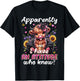 Apparently I Have An Attitude Funny Sarcastic Highland Cow T-Shirt - T-Shirt | Black