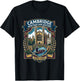 Cambridge England UK Born Bred T-Shirt - T-Shirt | Black