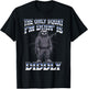 The Only Squat I'm Doin' is Diddly Sloth T-Shirt - T-Shirt | Black