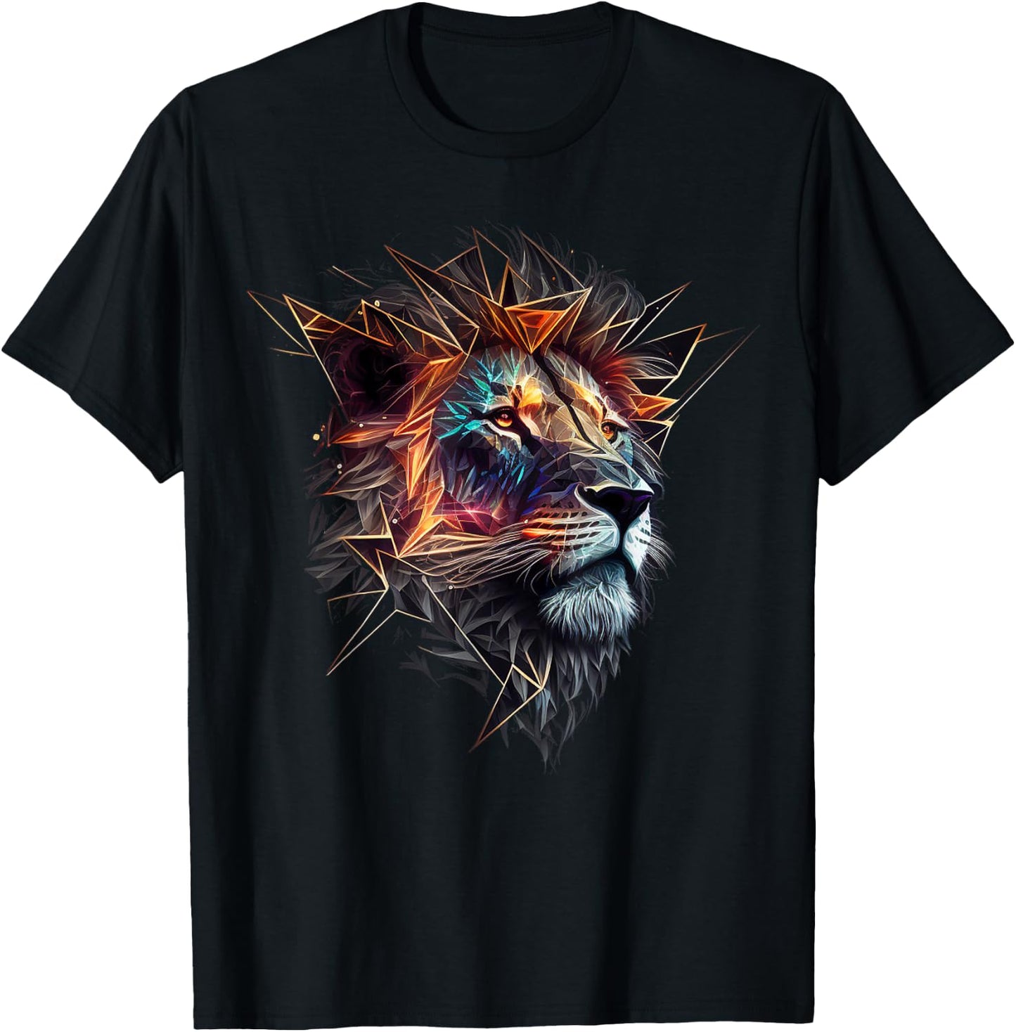 Löwe Tierliebhaber Motiv Tier Zoo Druck Löwe T-Shirt - T-Shirt | Black
