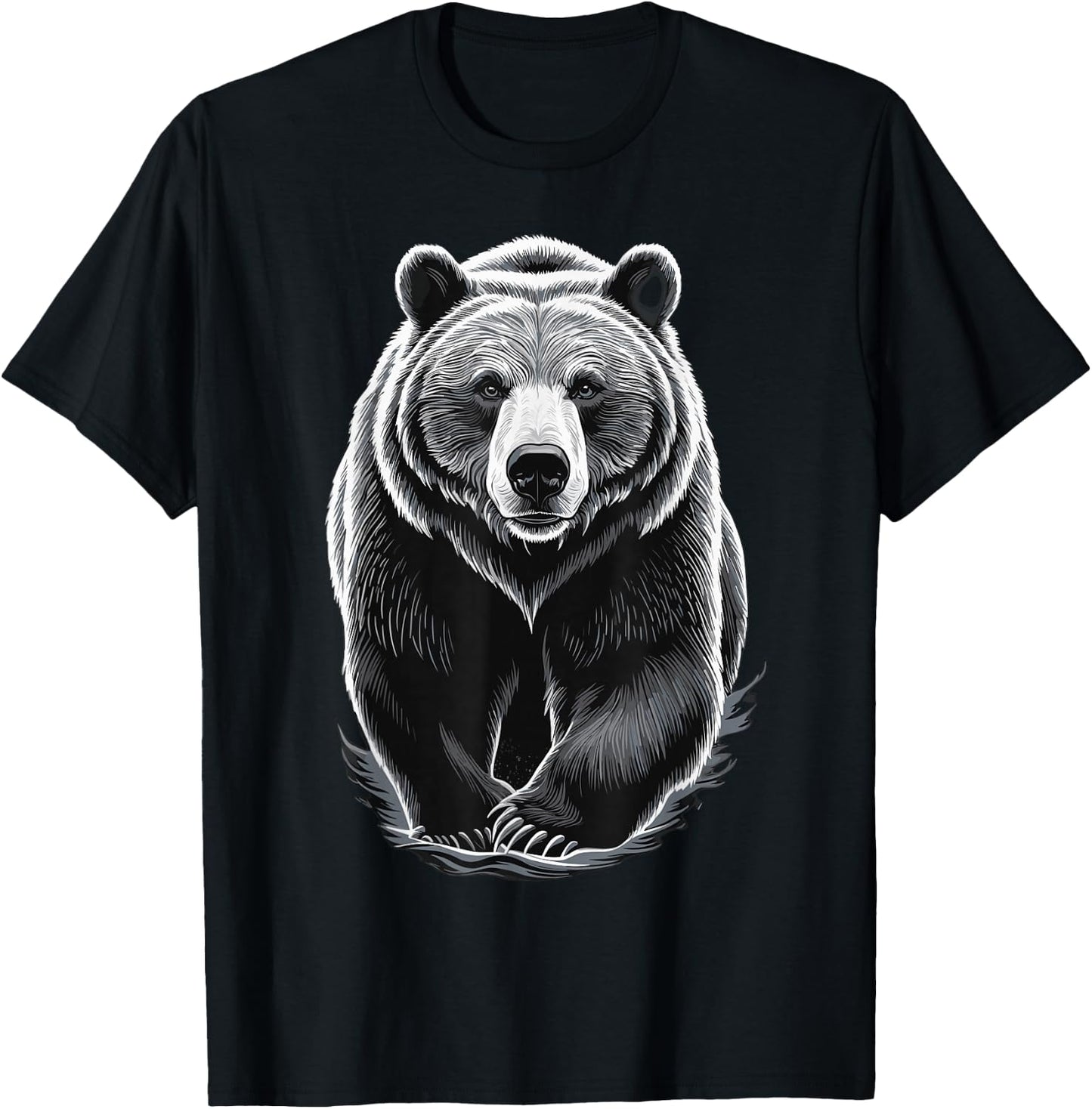 Grizzly Bär T-Shirt - T-Shirt | Black