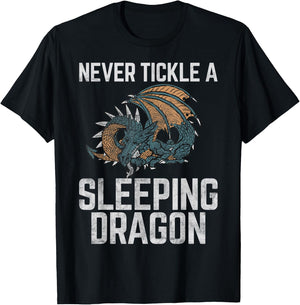Never tickle a Sleeping Dragon T-Shirt - T-Shirt | Black