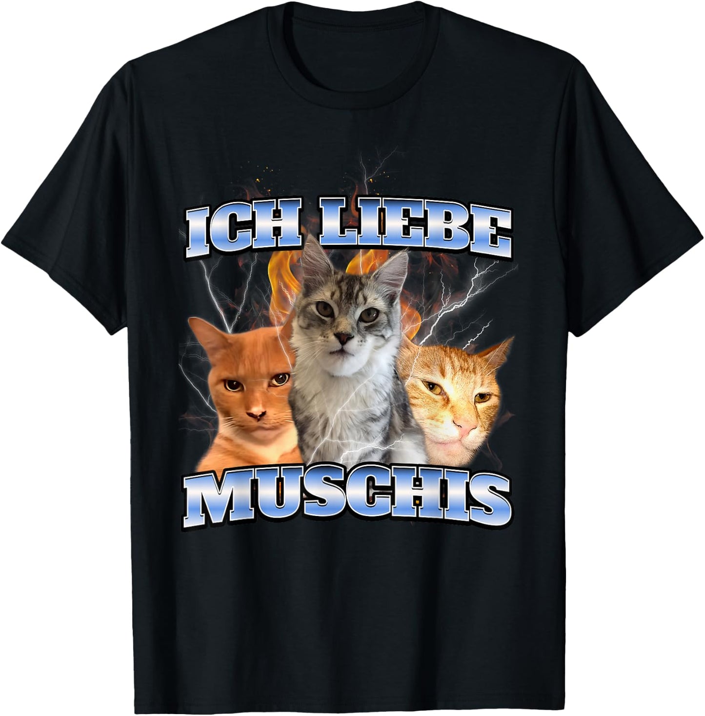 Ich liebe Muschis T-Shirt - T-Shirt | Black