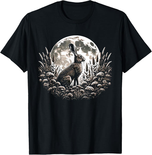 Easter Ostara Eostre Pagan Witchcraft Spring Moon T-Shirt - T-Shirt | Black